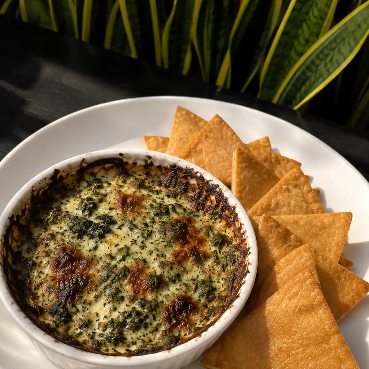Oven Baked Spinach Dip