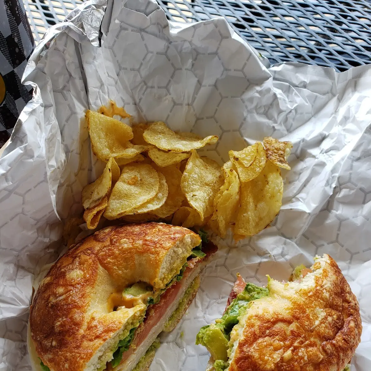 Turkey Bacon Avocado Bagel