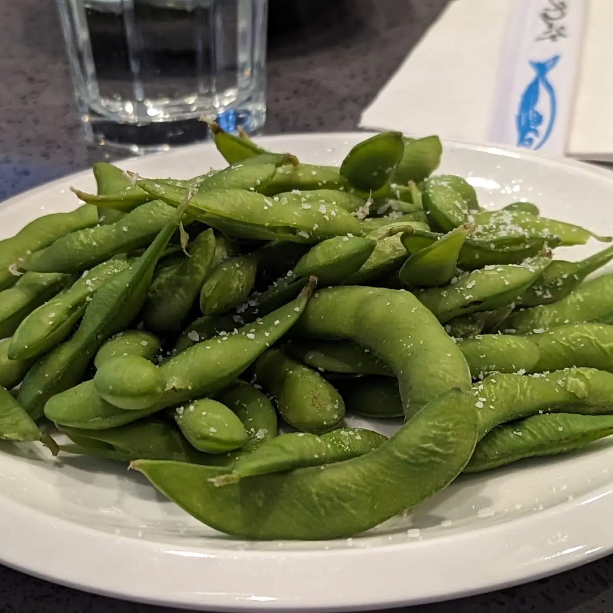 Spicy Garlic Edamame