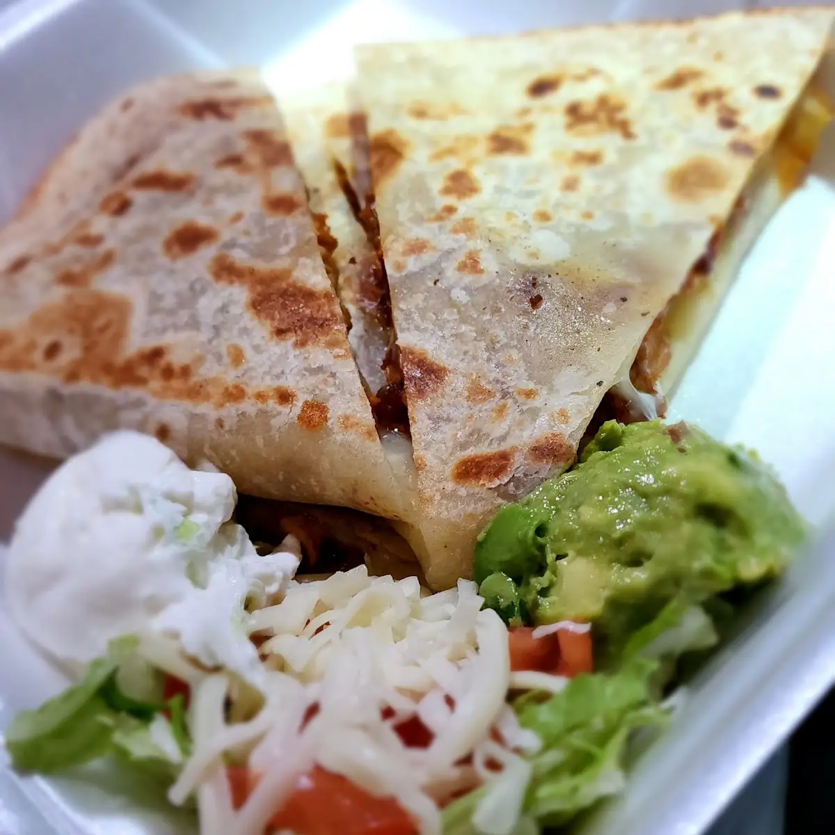 Chicken Quesadilla Plate