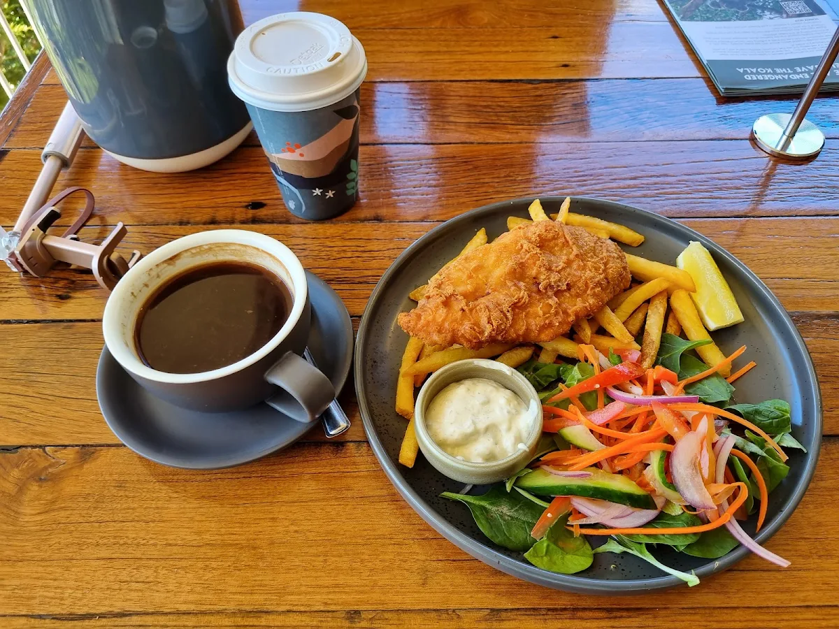 Battered Holiday Fillet, Binna Burra Tea House