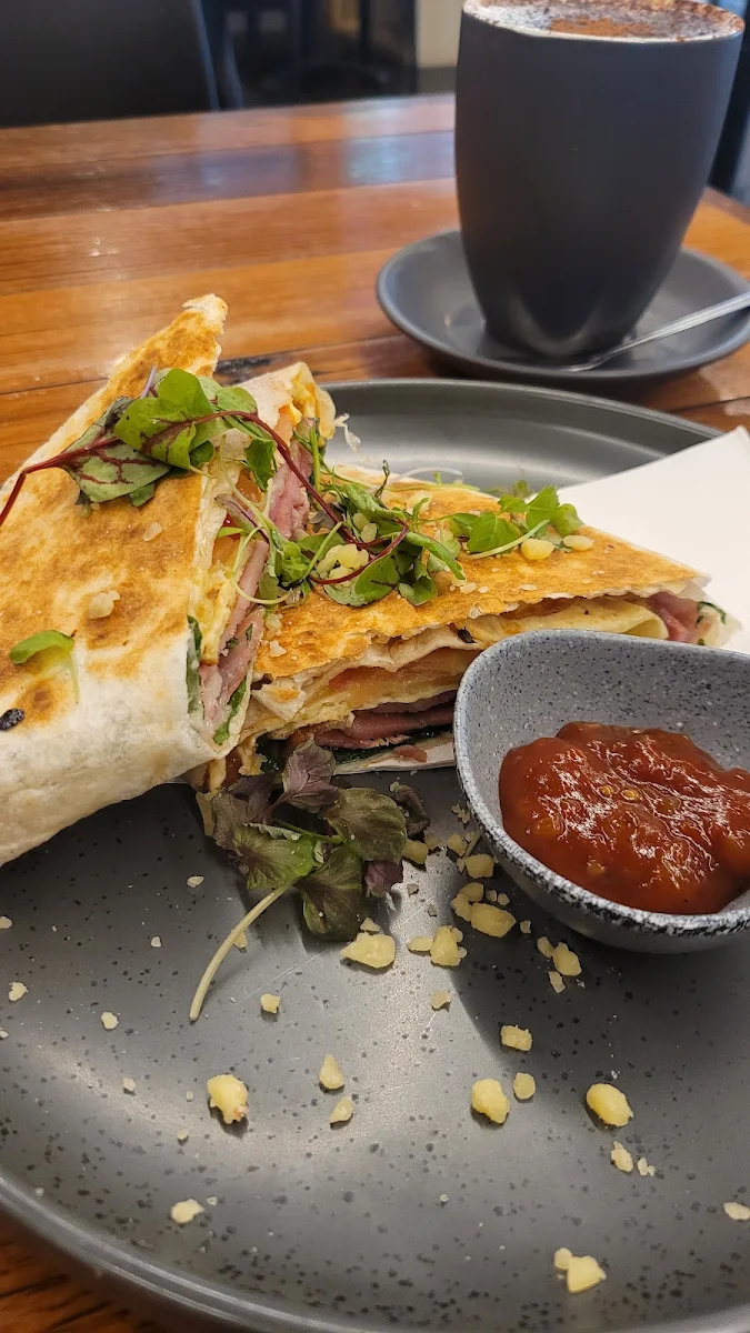 Breakfast Wrap, Binna Burra Tea House