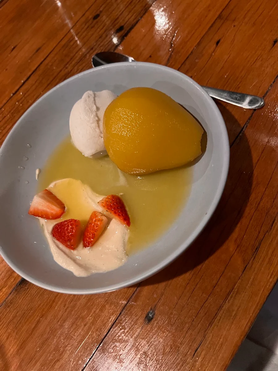Poached Pear, Binna Burra Tea House