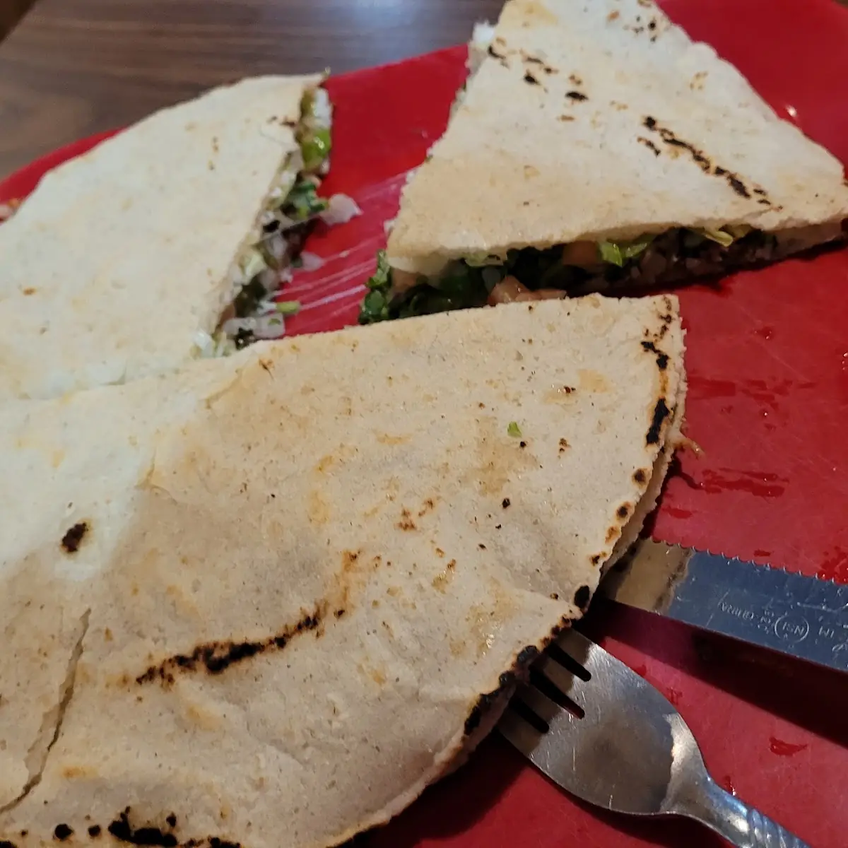 Quesadilla with Carnitas