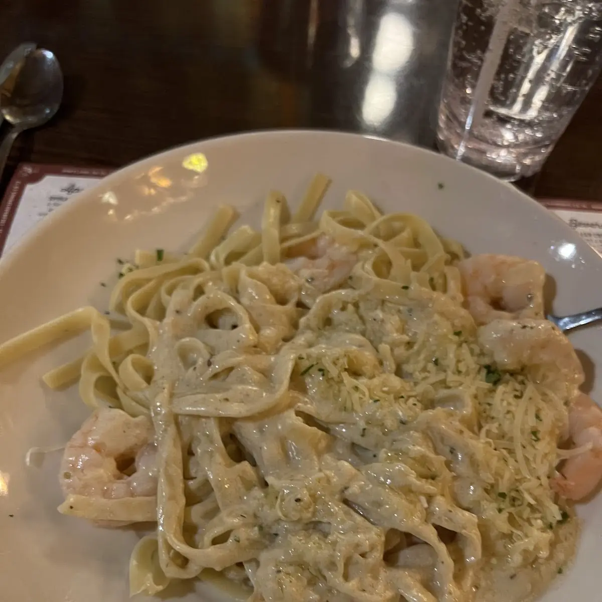 Garlic Shrimp Alfredo