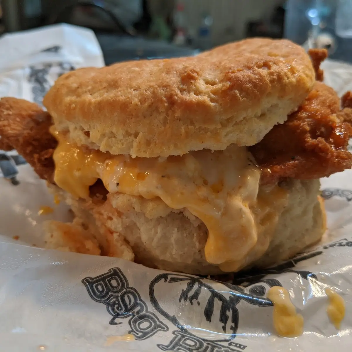 Hot Shot Chicken Biscuit