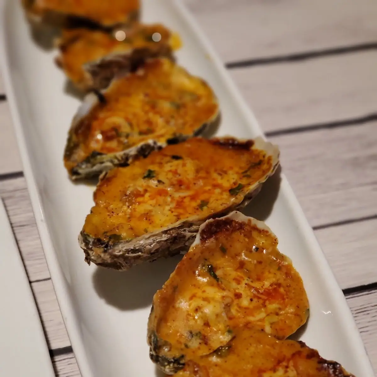 Grilled Stuffed Oysters