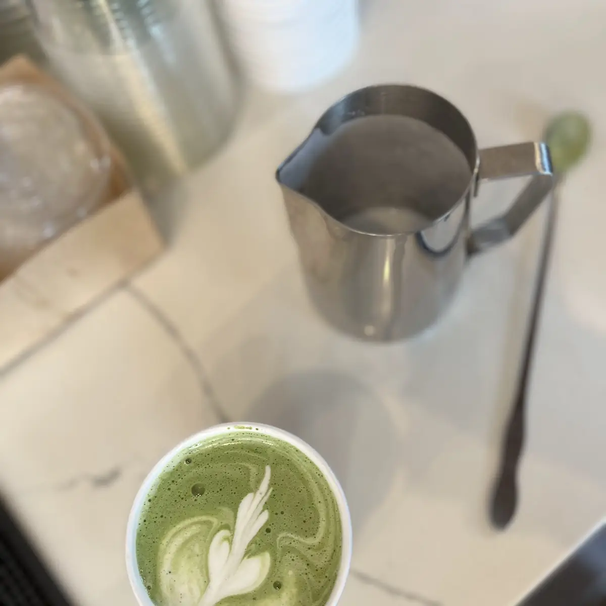 Dirty Chai or Macha Latte
