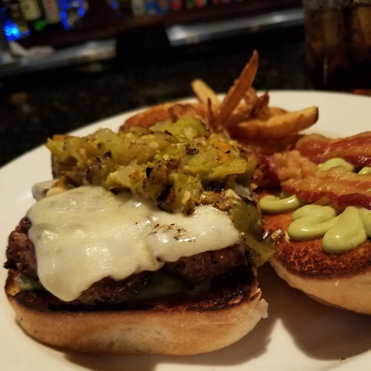 Garrets Blue Cheese Burger