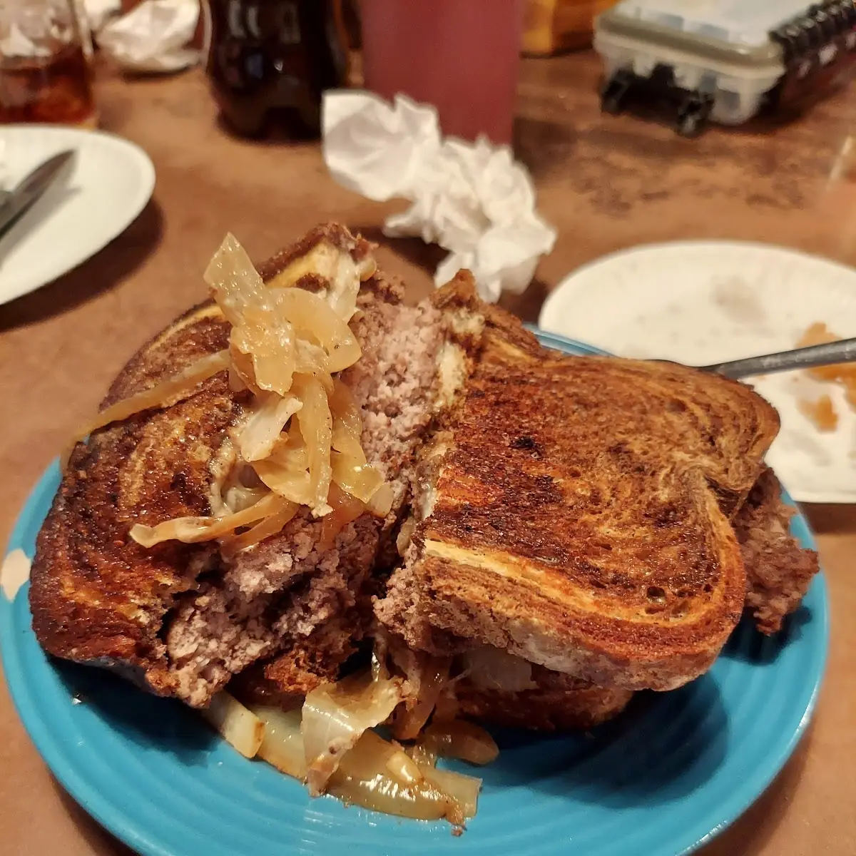 Patty Melt on Rye