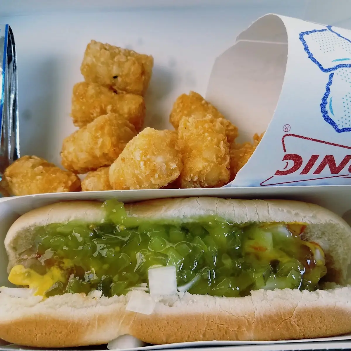 Hot Dog and Tater Tots