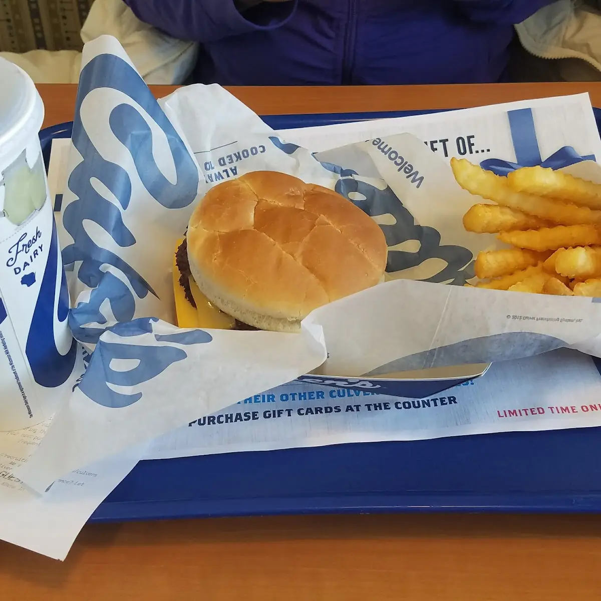 Double Butter Cheeseburger Combo