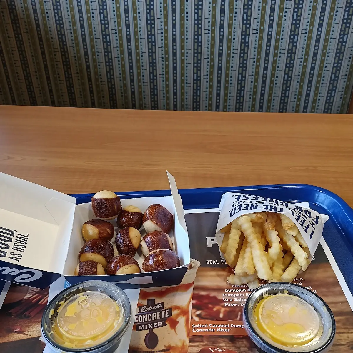 Pretzel Bites and Cheese Fries