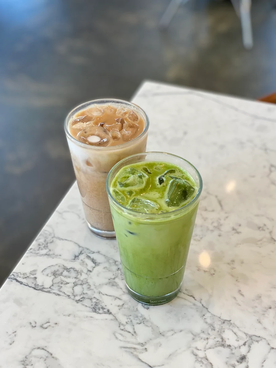 Iced Matcha Latte, Canffle