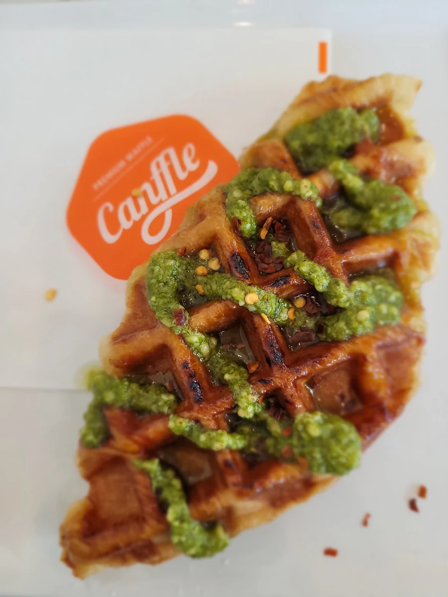 Pistachio Cream Croffle, Canffle