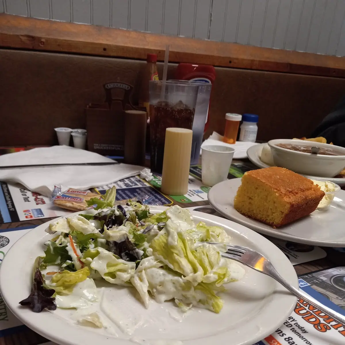 Dinner Salad with Ranch Dressing