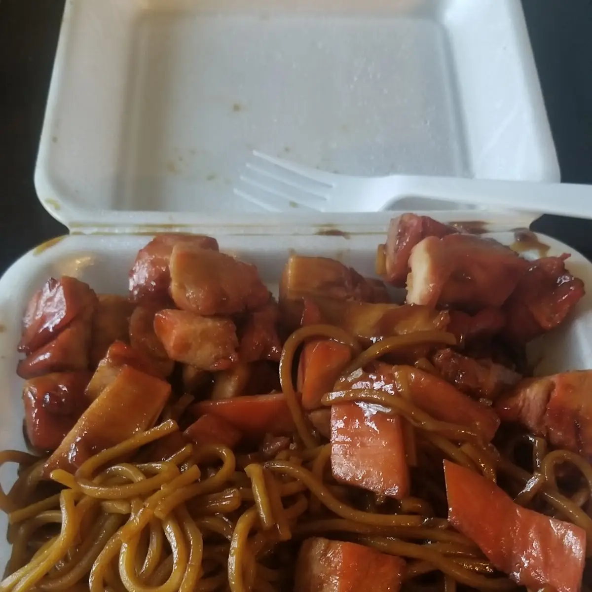 Chicken Lo Mein Combo Plate