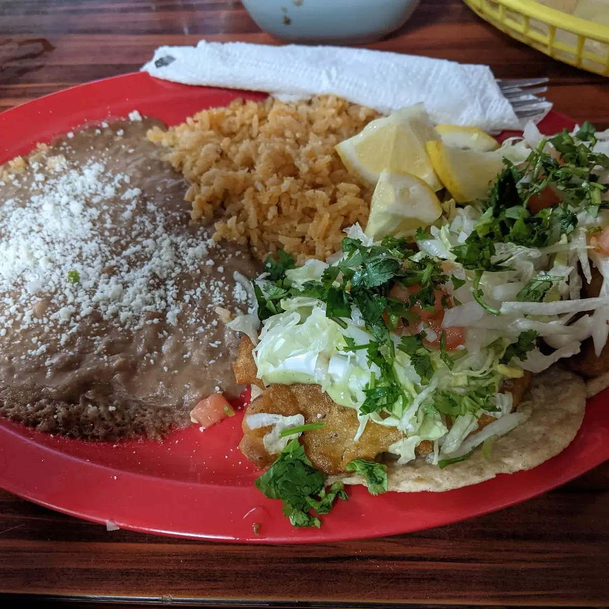 Two Soft Tacos Combo