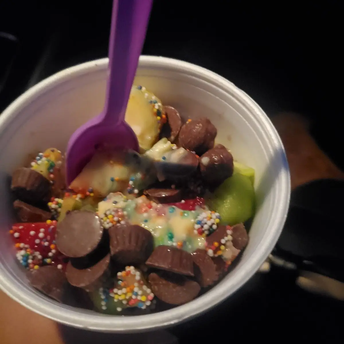 Natural Frozen Yogurt Parfait