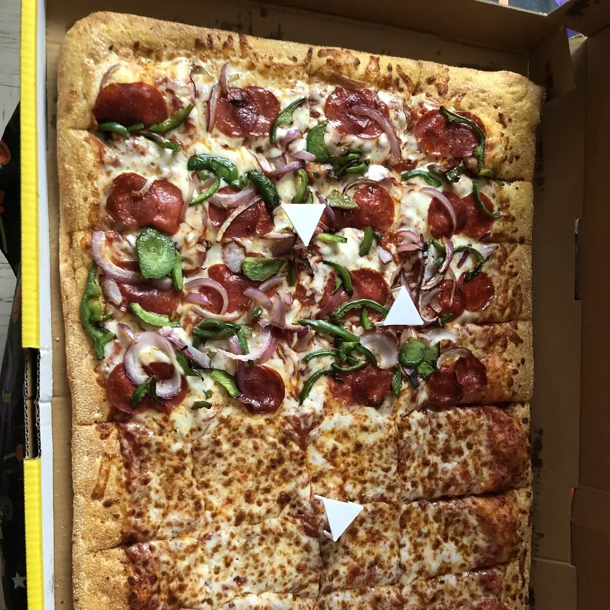 Supreme Pizza Half Cheese Pizza