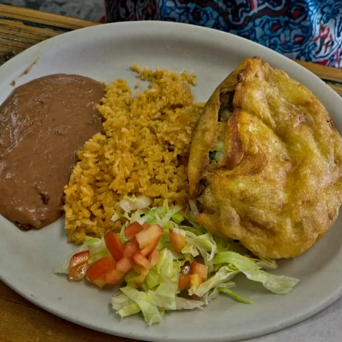 Cheese Chile Relleno Plate