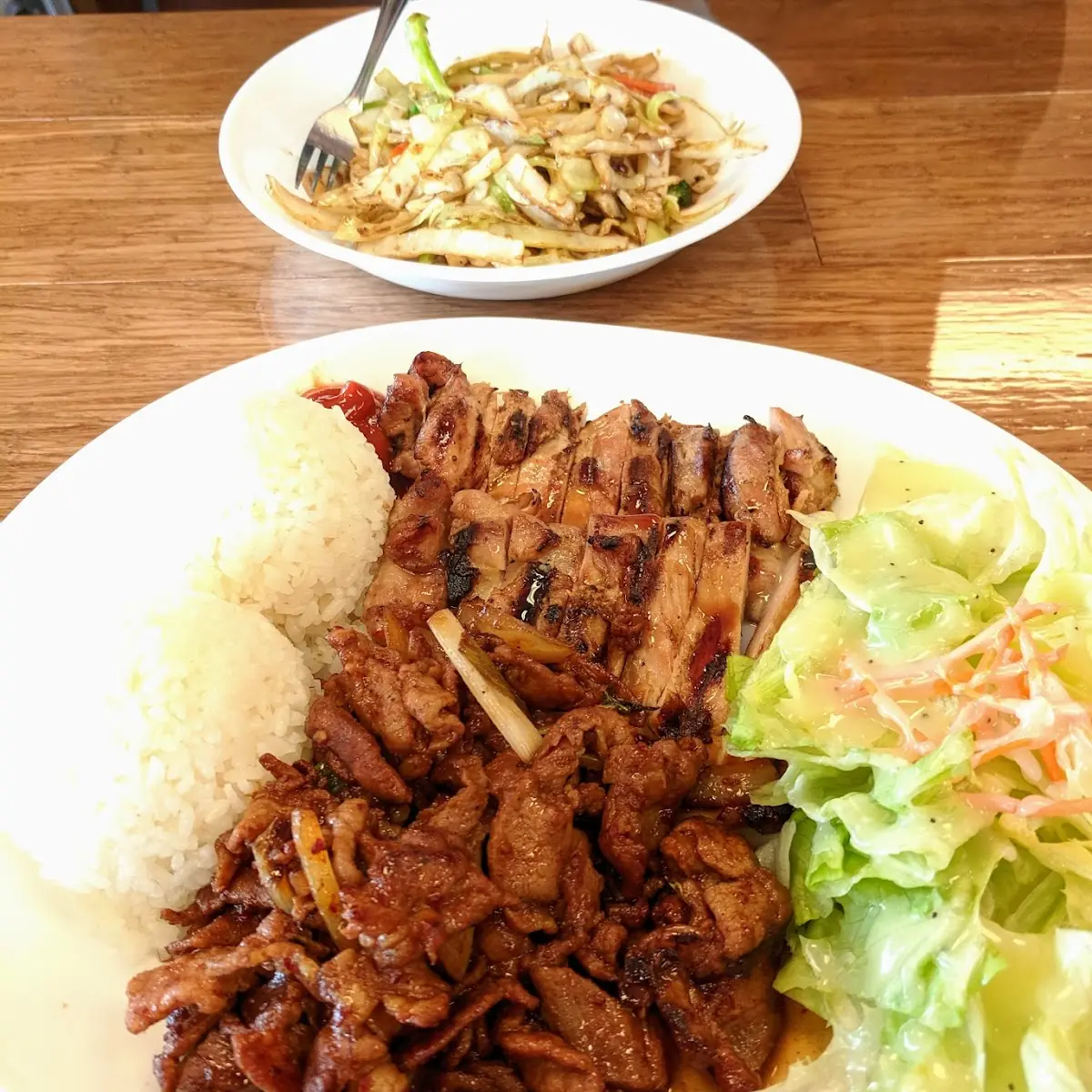 Chef Special Pork and Teriyaki Chicken
