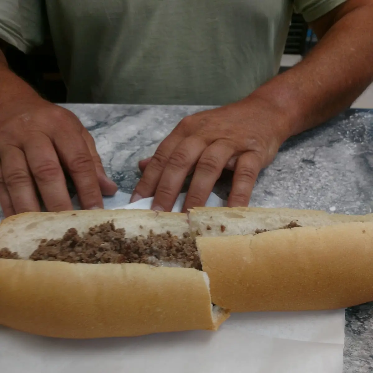 Bacon Cheeseburger (Small Sub)