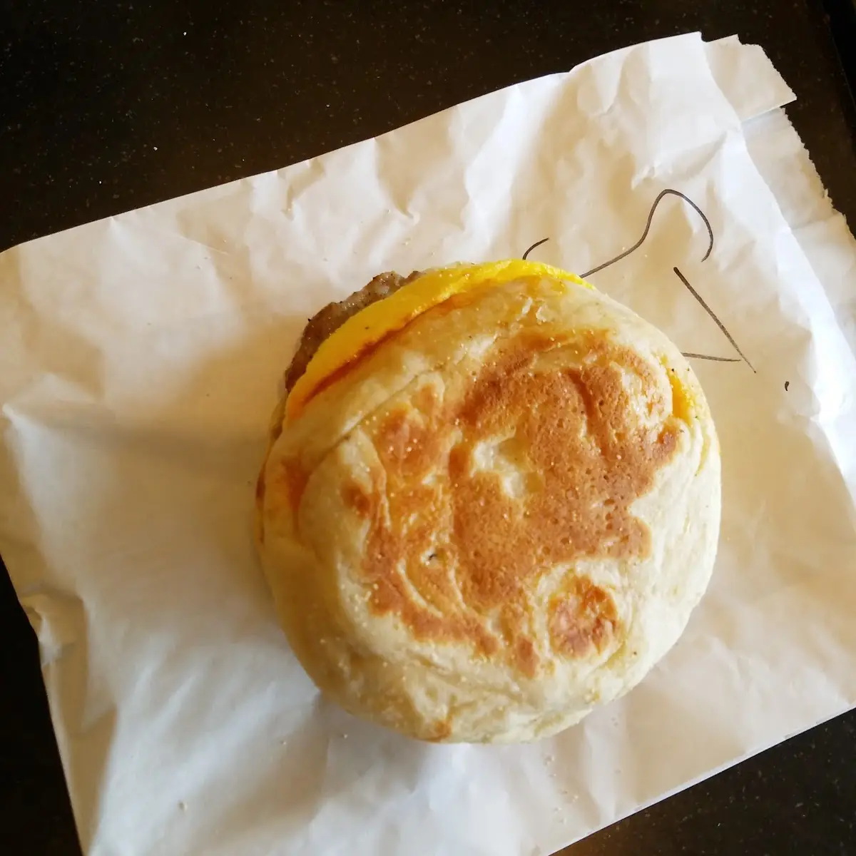 Sausage Egg and Cheese Biscuit