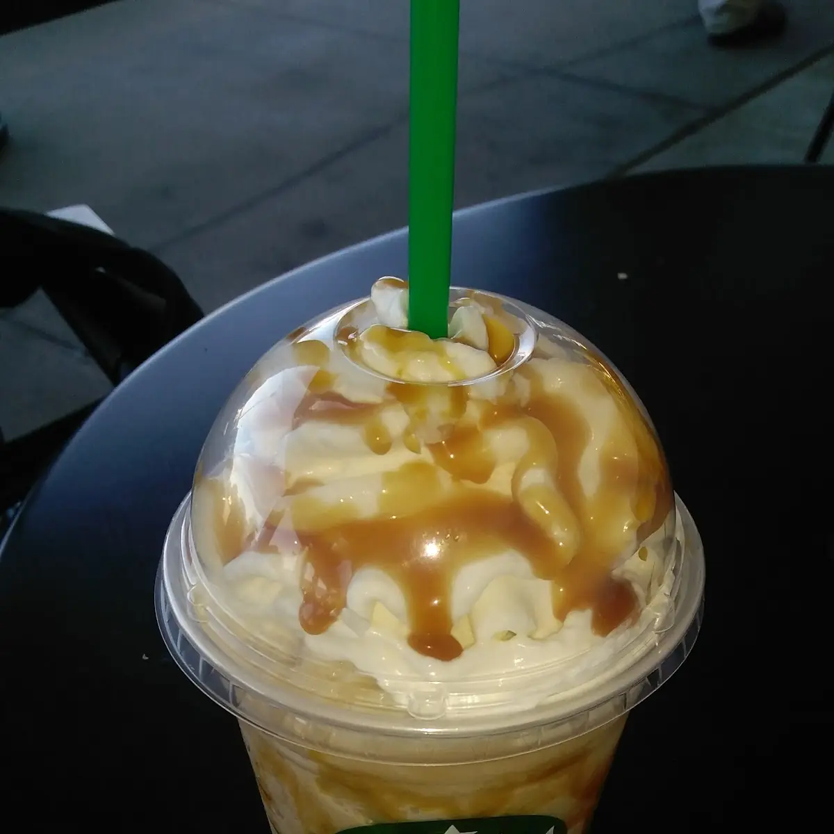 Caramel Frappuccino w Extra Caramel