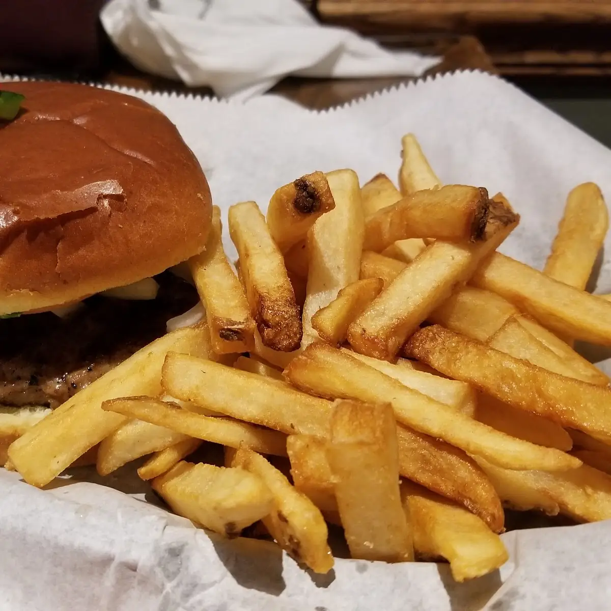Burger and Fries