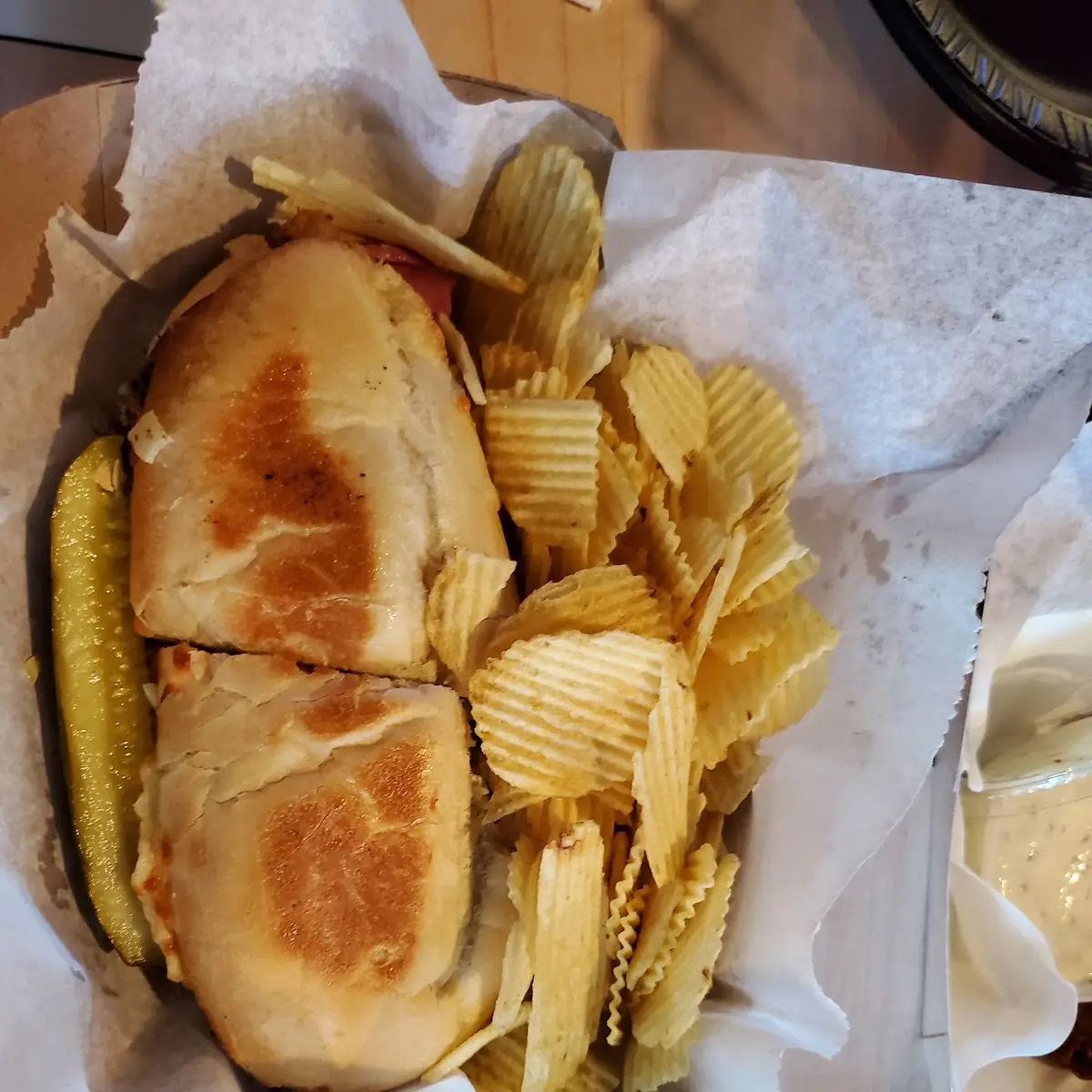 Cuban Sandwich with Chips