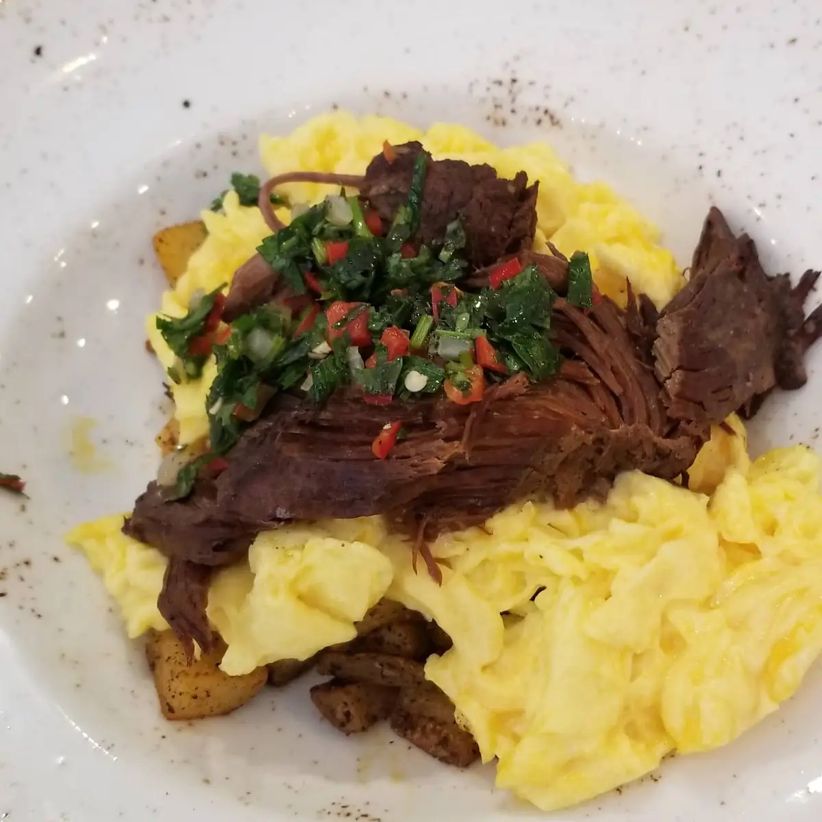 Braised Short Rib and Eggs