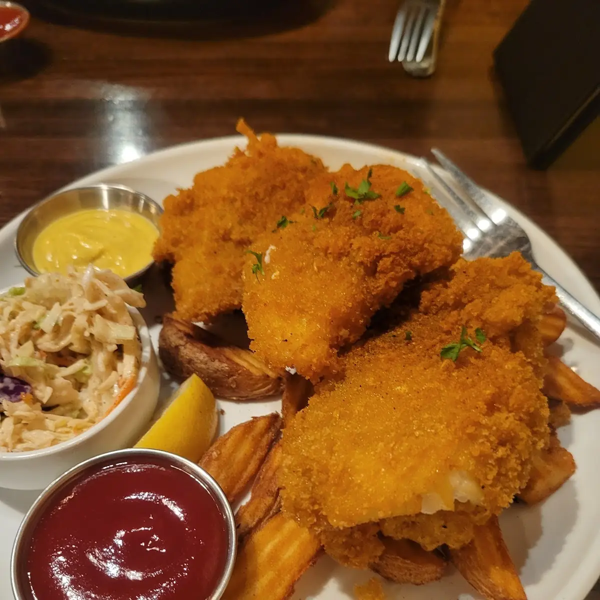 Curry Fish & Chips 2pc