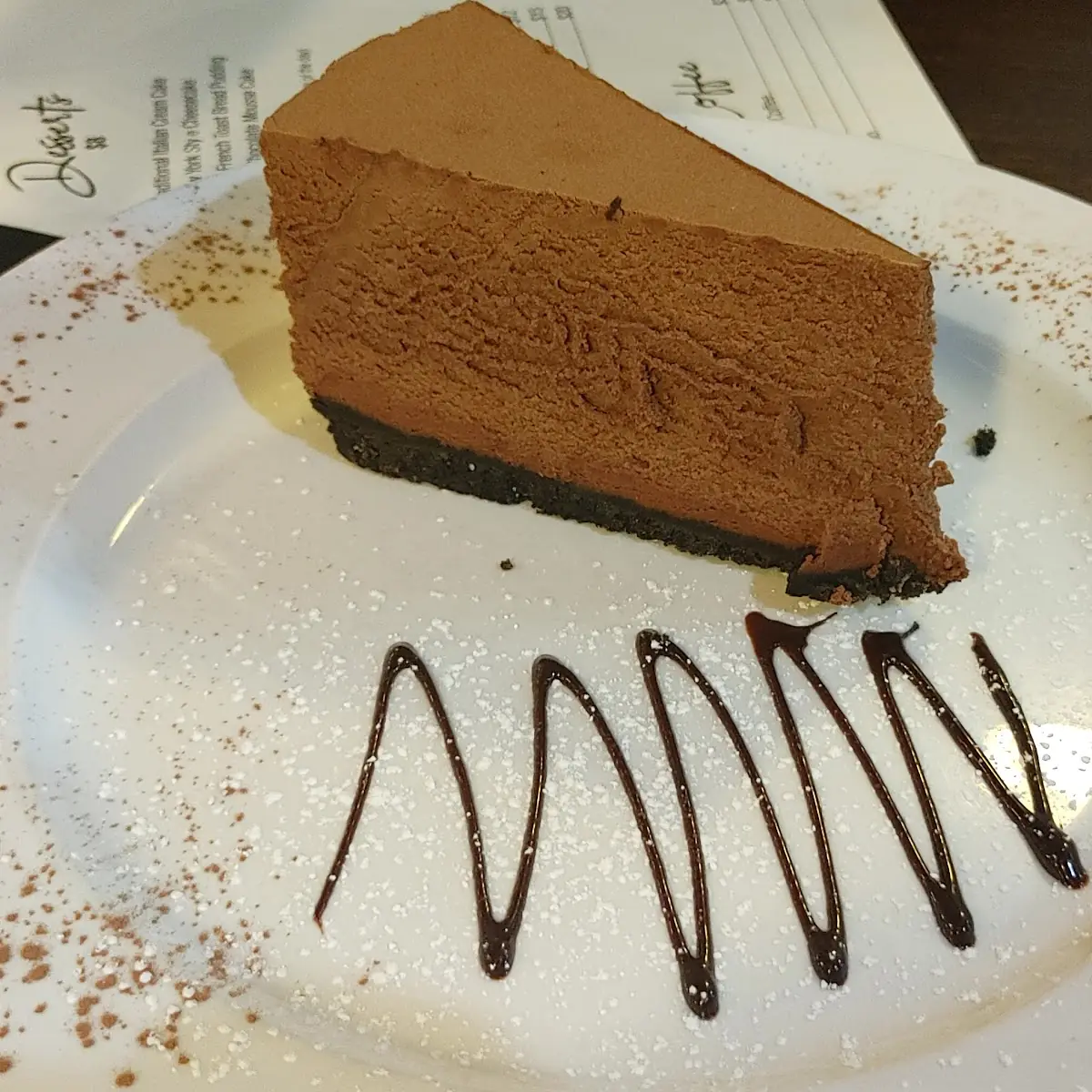 Double Chocolate Mousse Cake