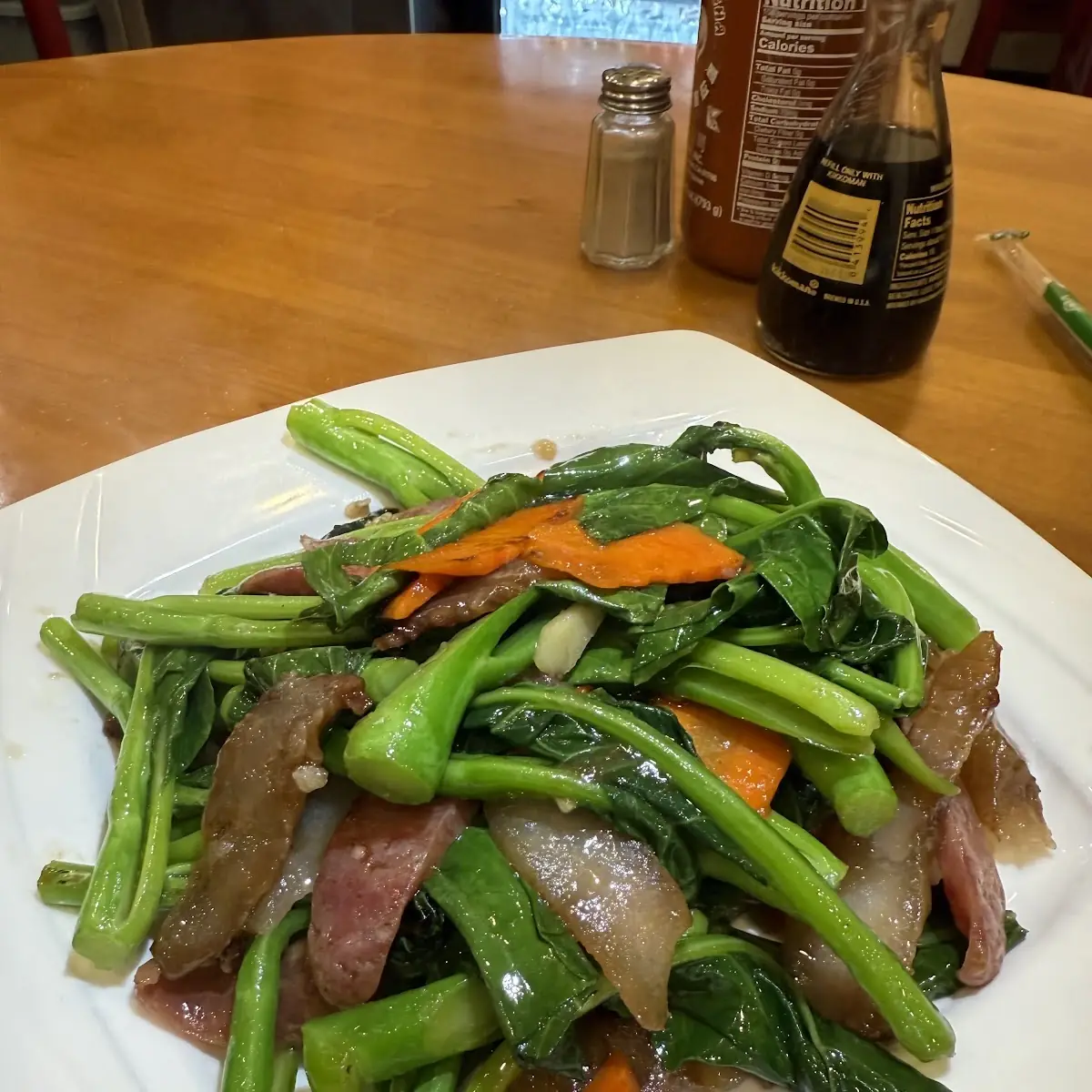 Vegetable with Oyster Sauce