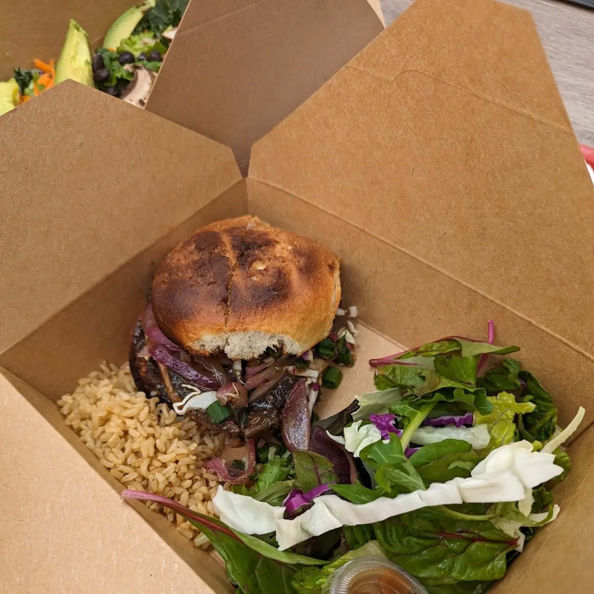 Organic Mushroom Burger