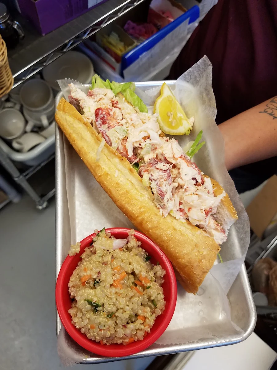 Lobster Roll with Quinoa