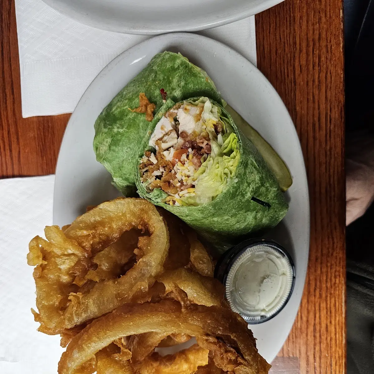 Crispy Chicken blt Wrap