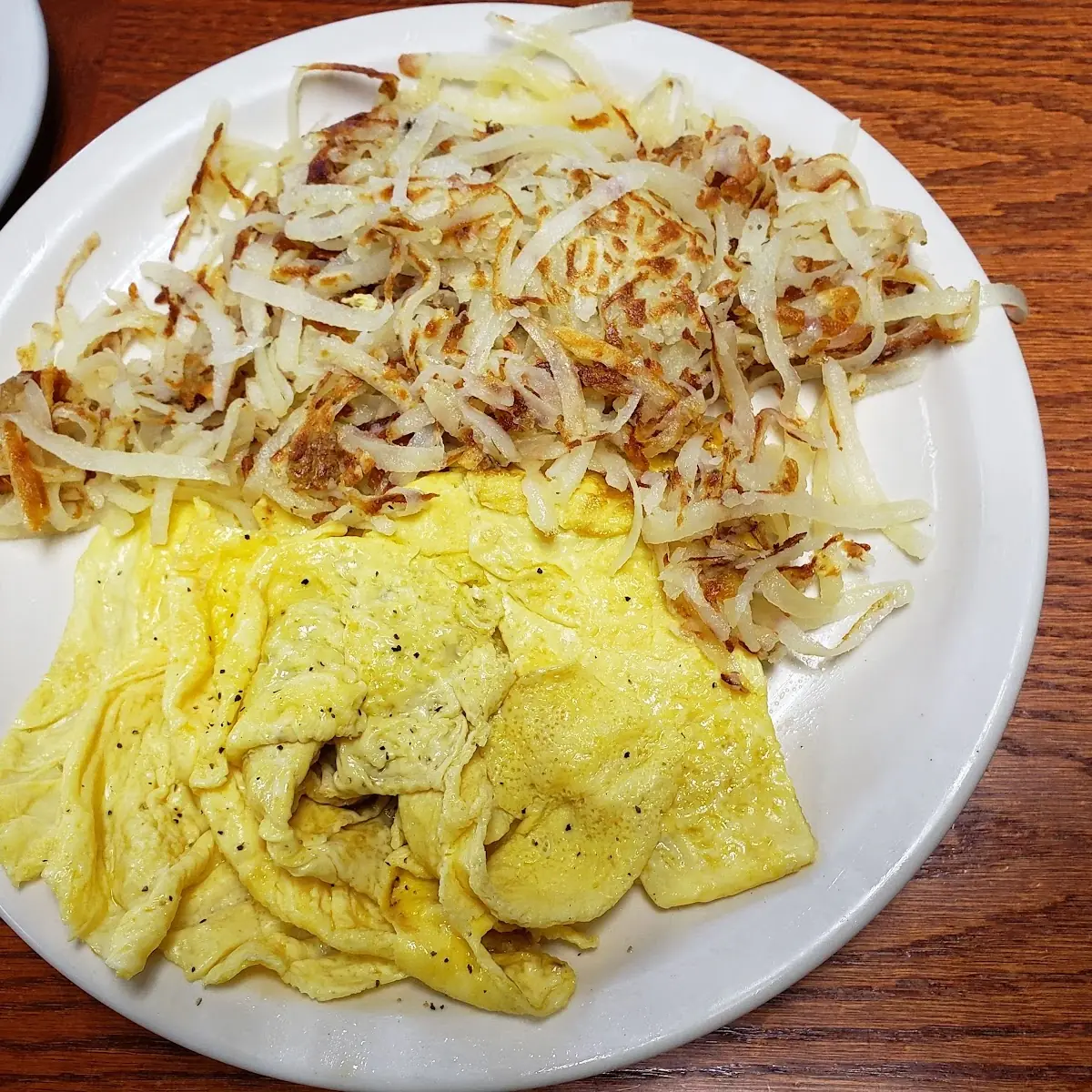 Hash Browns Scrambled Eggs