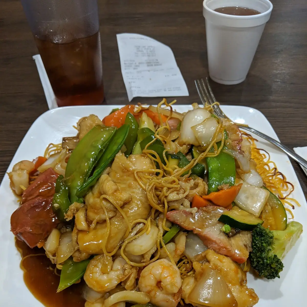Combination Pan Fried Noodles