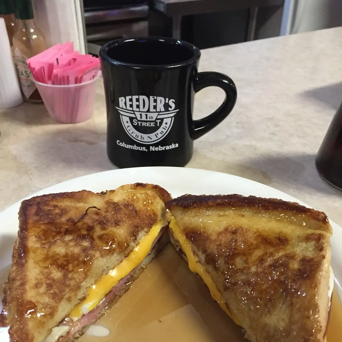 Chili Half Grilled Cheese
