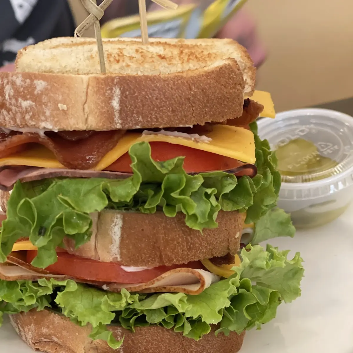 Honeycomb Club Sandwich