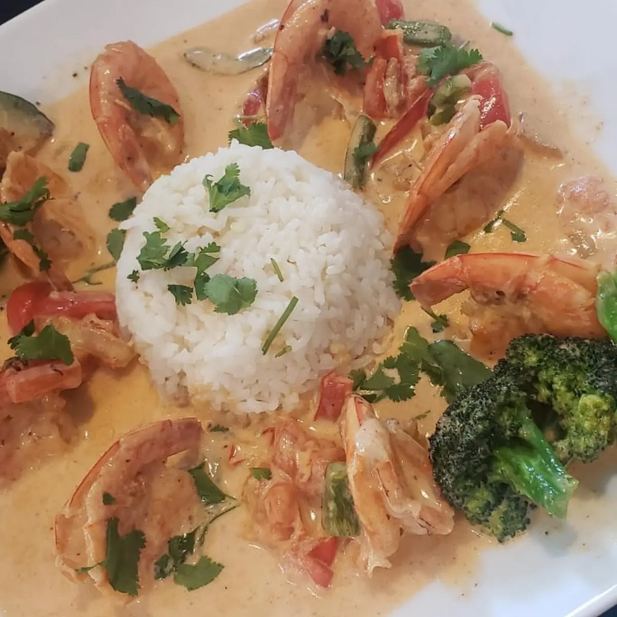 Camarones En Crema
