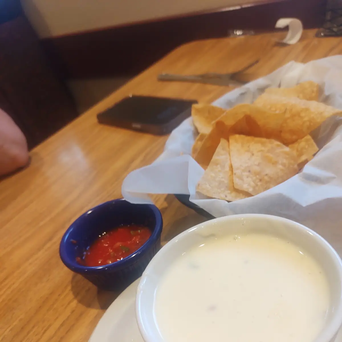 Chips and Queso Dip