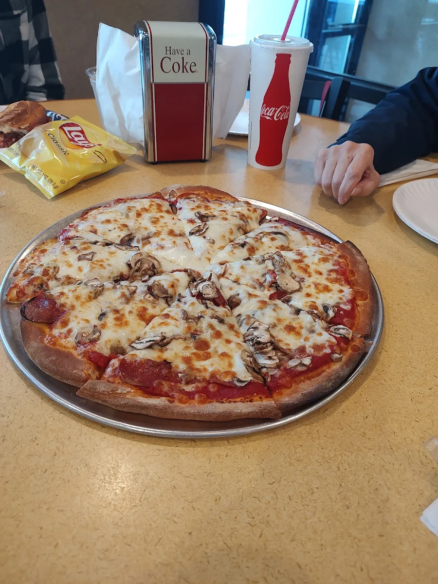 Pepperoni and Mushroom Pizza