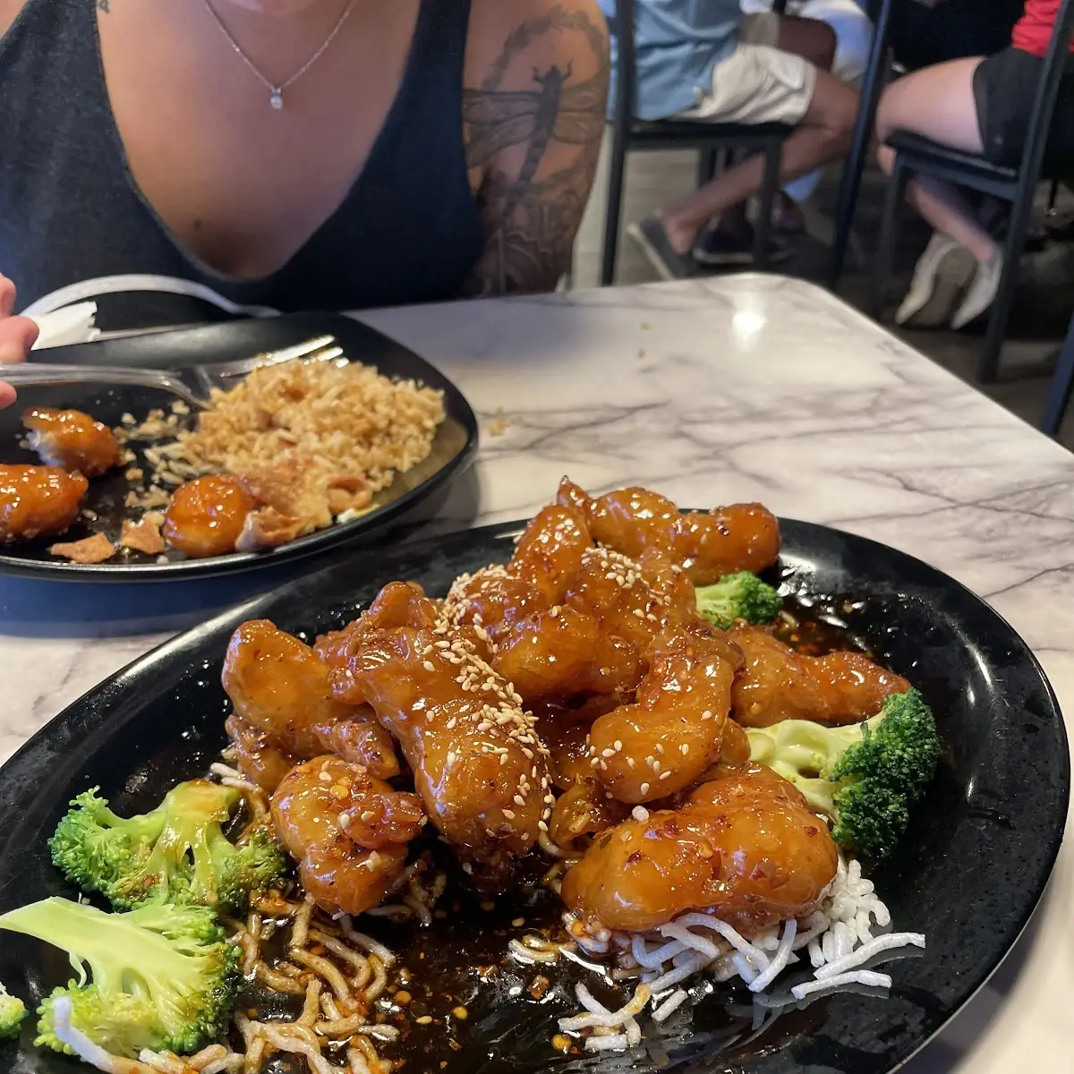 Crispy Orange Chicken with Vegetables