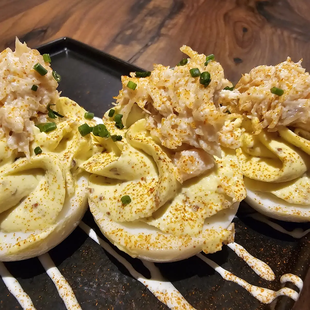 Smoked Salmon Deviled Eggs