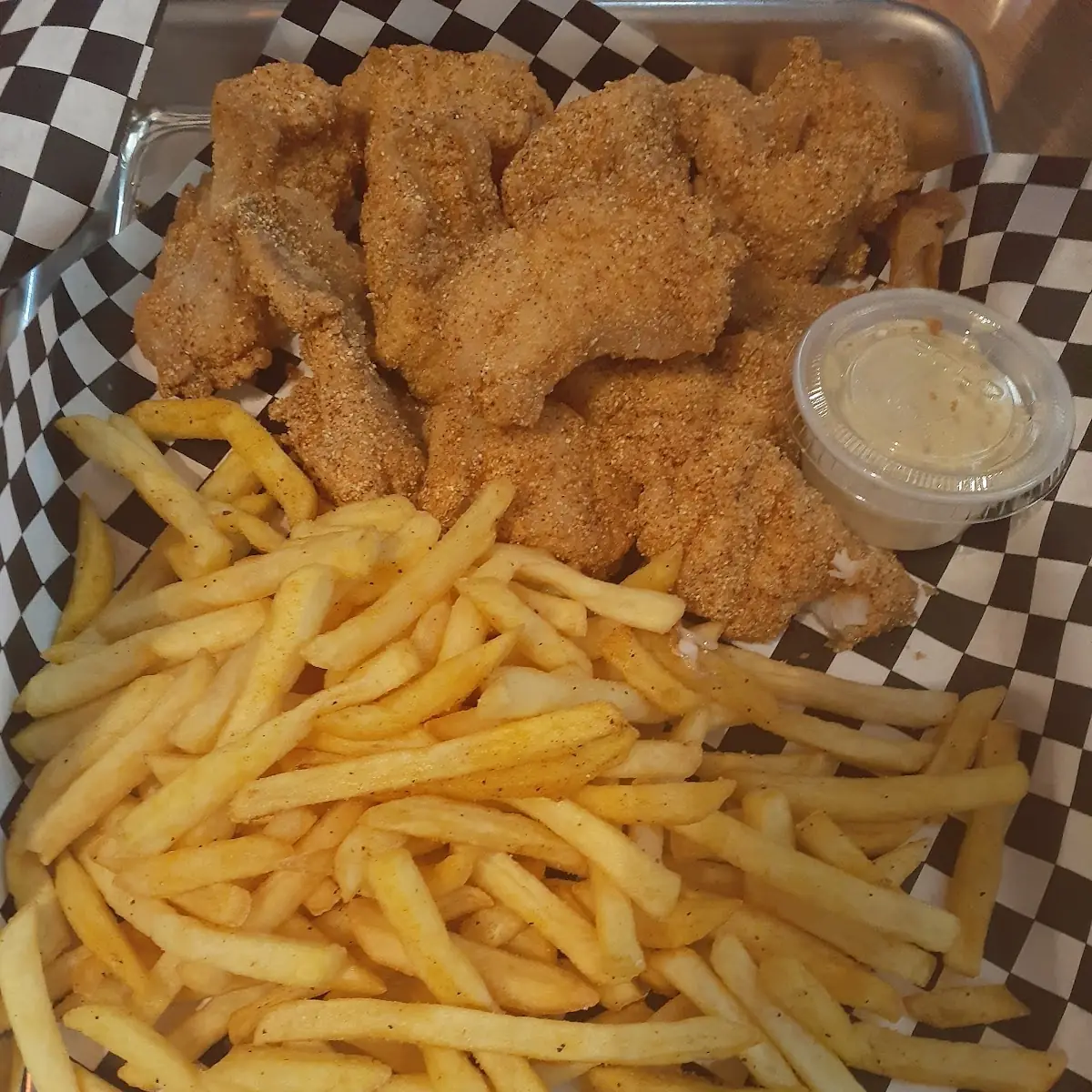 Fried Catfish Nuggets Basket