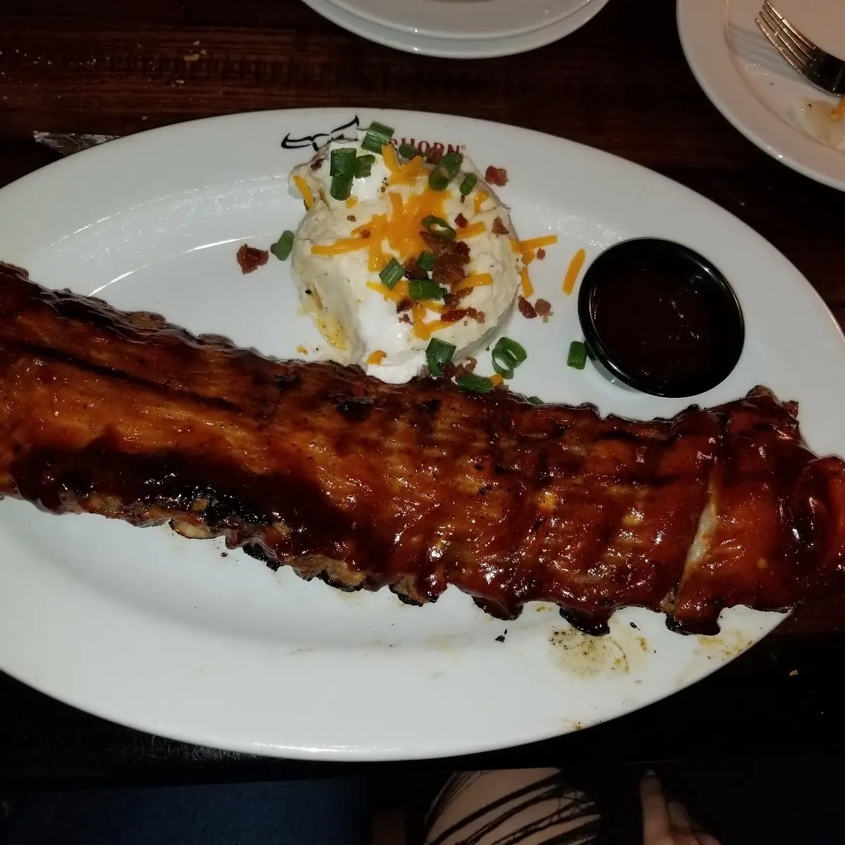 Baby Back Ribs Stuff Potatos