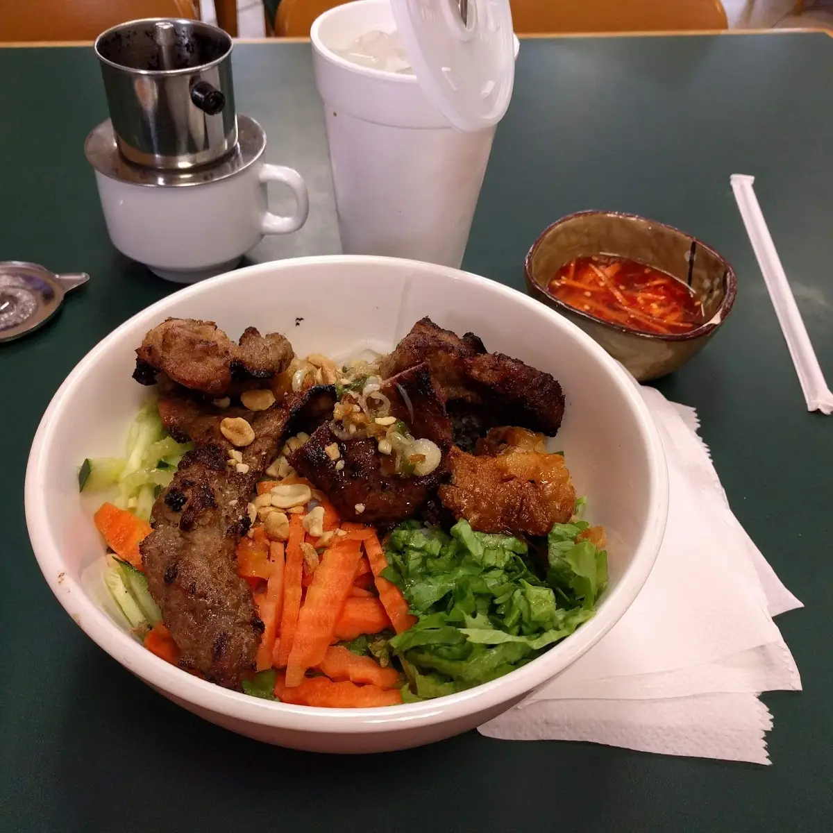 Grilled Pork and Egg Rolls